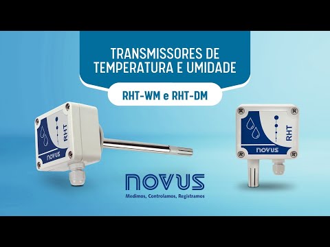 Video thumbnail of Transmissores de Umidade e Temperatura RHT-WM 8803016706 Novus