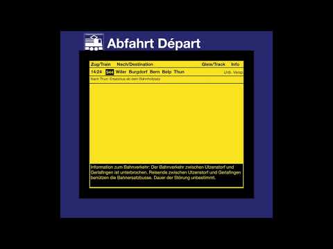 BLS TTS Information zum Bahnverkehr (Gerlafingen–Utzenstorf)