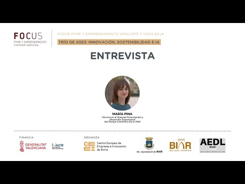 Entrevista a María Pina, Técnica de Desarrollo Empresarial del Parque Científico UMH | Focus Pyme