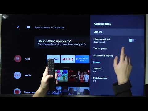 How to Enable Disable High Contrast Text in Xiaomi Mi TV 4S - Improve Xiaomi Mi TV 4S Readability