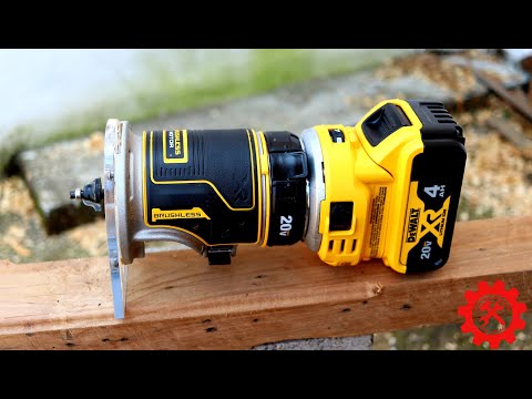 Essa Ferramenta e INCRIVEL!!! Tupia DeWALT 20V DCW600 (Router) A Bateria