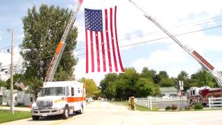 preview picture of video 'Funeral Procession for FF Jonathan French'