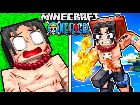 I Evolved As Ace in One Piece Minecraft... This Is What Happened