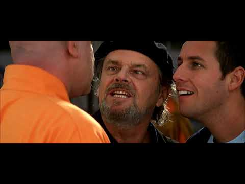 Adam Sandler Gets Pressured to Fight a Monk (Anger Management movie clip)