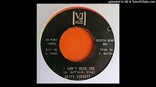 Betty Everett - I Can&#39;t Hear You (1964)
