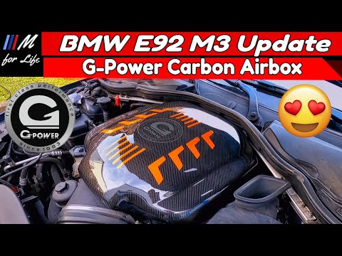 Mein BMW E92 M3 bekommt mehr V8 Sound! G-Power Carbon Airbox 😍| Drosselklappengestänge schmieren