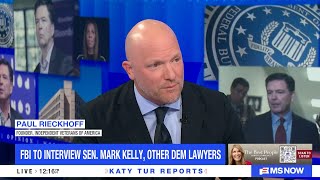 MSNBC: KATY TUR REPORTS - NOV 25, 2025 - RIECKHOFF SLAMS TRUMP'S PROBE INTO SEN KELLY