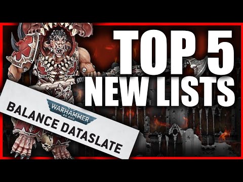 TOP 5 World Eaters Lists after the Balance Dataslate (one for each detachment)