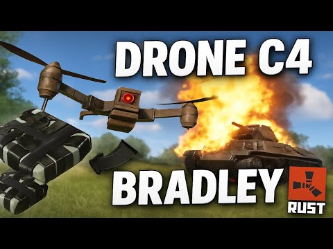 Taking Bradley with a Drone and C4 – Full Rust Raid Guide