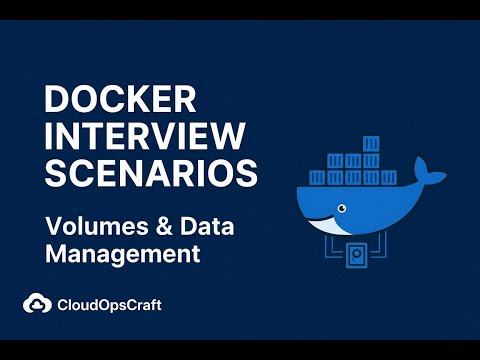 Docker Interview Scenario questions (Part 5) – Volumes & Data Management Explained