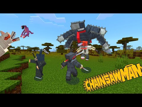 RainCraftGamer - New Chainsaw Man Addon/Mod For Minecraft PE!! | (1.19.70)