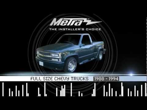 Metra FULL SIZE CHEVY TRUCKS 99-3000 dash kit