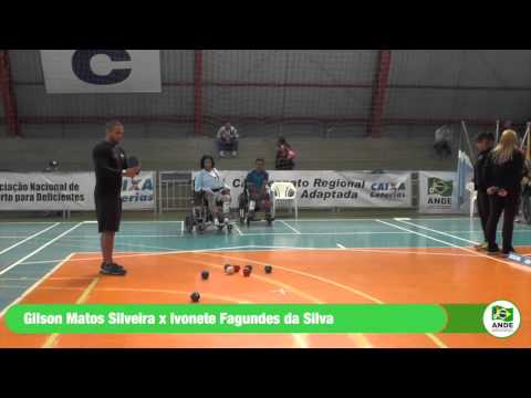 Regional Centro-Oeste de Bocha 2016 - BC4 ATI Gilson Matos Silveira x Ivonete Fagundes da Silva CET