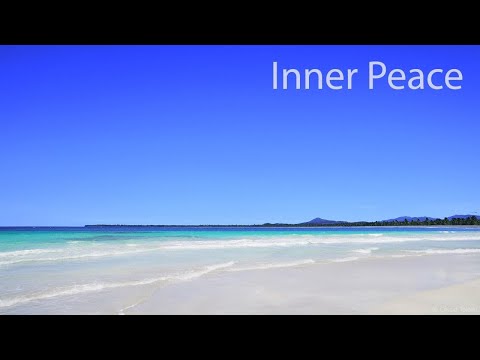 Inner Peace - Sound of Ocean Waves and Native American Flute - Calming Meditation Music