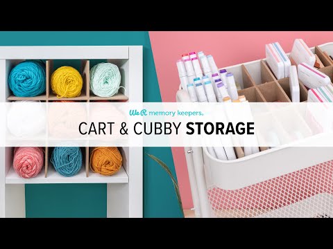 We R Memory Keepers Cart & Cubby Storage