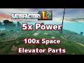 5x Power 100x Space Elevator Parts Random Nodes Phase 1 New Satisfactory 1 2 Playthrough