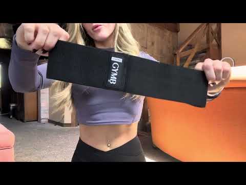 Gymb Premium Resistance Bands for Working Out - Exercise Bands to Workout Glutes, Thighs & Legs