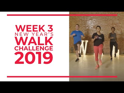 New Year's Walk Challenge 2019 - Week 3 | Walk at Home