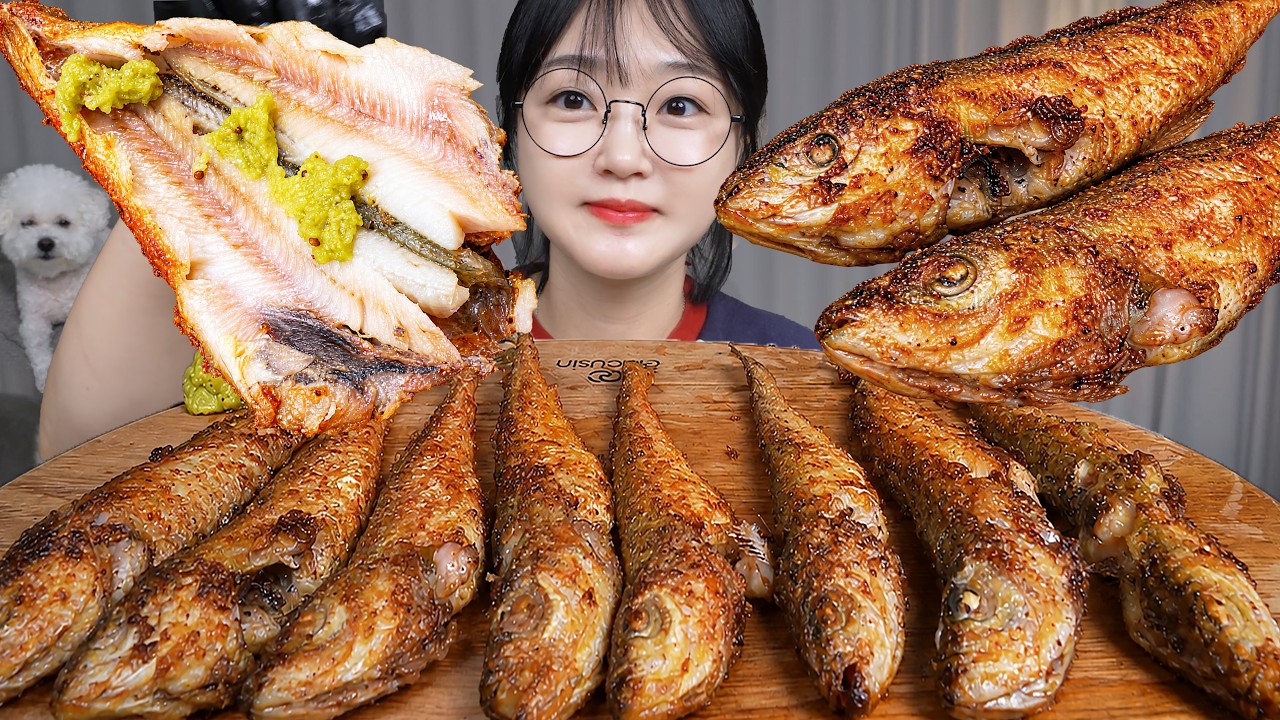 노릇노릇 숫도루묵구이 먹방🐟Mild and Savory Grilled Sandfish Mukbang ASMR