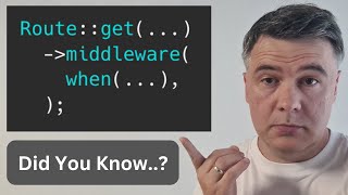 Laravel Middleware with if-when (Three Syntax Options)