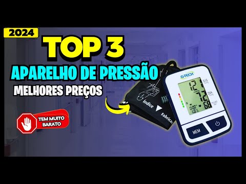 🏆Top 3 Melhor Aparelho de Pressão Digital 2024/Medidor de Pressão Digital de Pulso Custo Benefício