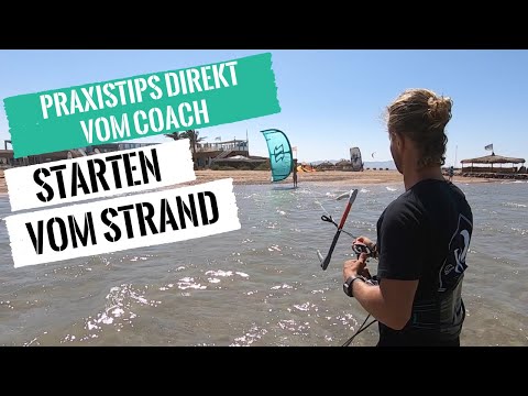 Learn to kitesurf - Launch from the beach