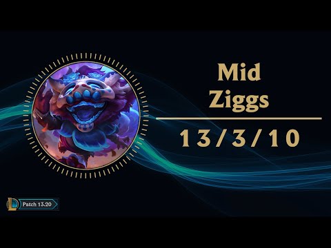 Ziggs Mid vs Jayce Korean Challenger Replay Patch 13.20
