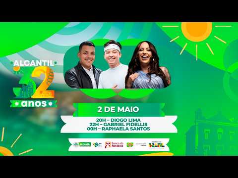 🔴 RAPHAELA SANTOS, GABRIEL FIDELES e DIOGO LIMA - Emancipação Política de ALCANTIL - 2° DIA