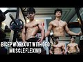 Bicep Workout with @Deo Rondubio | Muscle Flexing