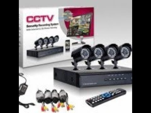 Unpacking: Kit Sistem supraveghere CCTV DVR 4 camere exterior Garanție 2 ani