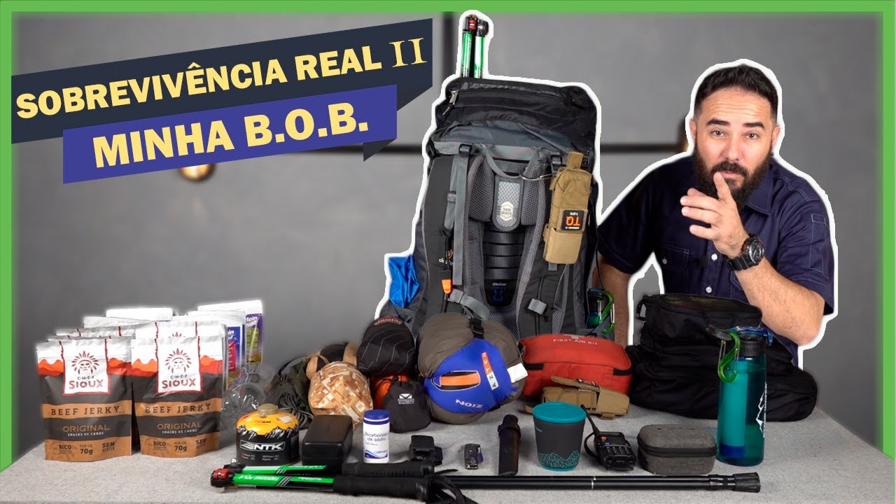 Mochila de Evasão (BOB), veja o que vou levar para a sobrevivência real II