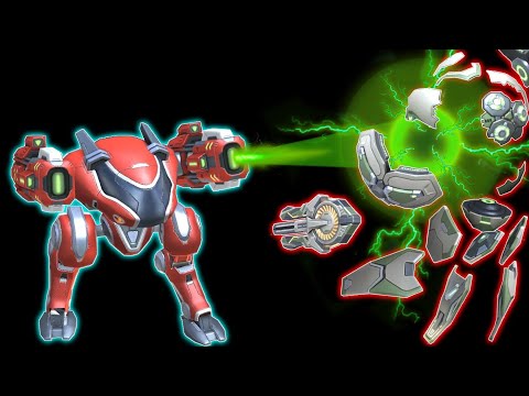 Disruptor 8 LANCER , Mech Arena funny video