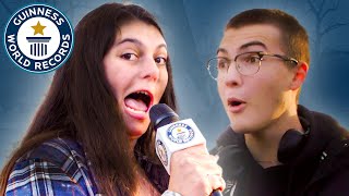 Can They Guess Her Record?! - Guinness World Records