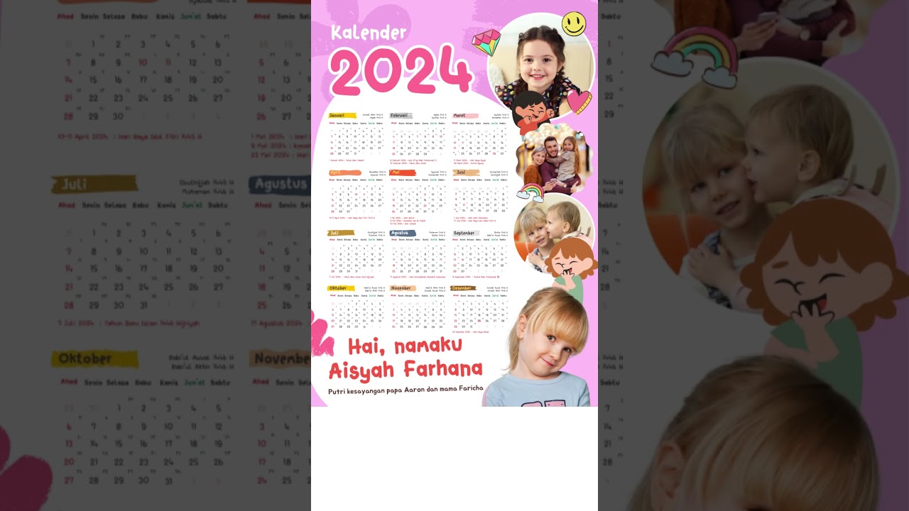 Kalender 2024 Free Download CDR dan PNG