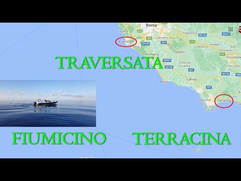 Lazio | Traversata in Gommone da Fiumicino - Porto Badino ( Terracina )