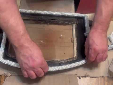 Replacing a pellet stove gasket DIY