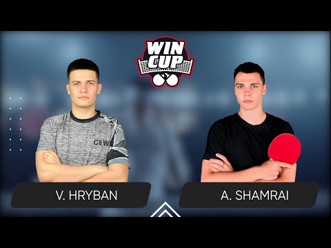 17:00 Vadym Hryban - Andrii Shamrai West 3 WIN CUP 14.05.2024 | TABLE TENNIS WINCUP
