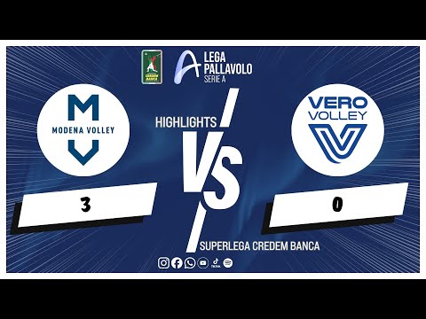 Valsa Group Modena vs. Vero Volley Monza - Superlega Credem Banca VBTV Match Highlights