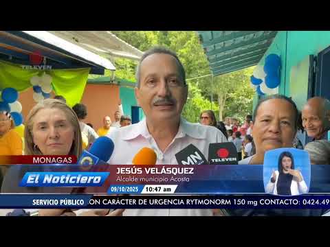 7 colegios rehabilitados en Monagas en 2025 - El Noticiero emisión meridiana 13/10/25
