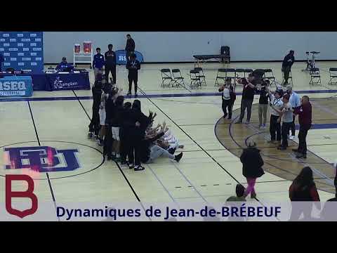 RSEQ Basketball masculin 🏀 Or - Brébeuf vs Montmorency (SM12)