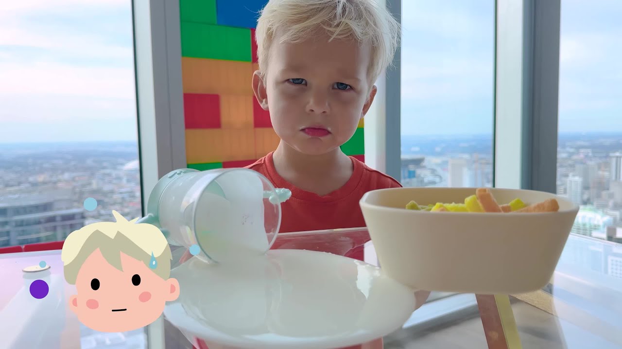 Naomi wants to be taller and jump on the trampoline