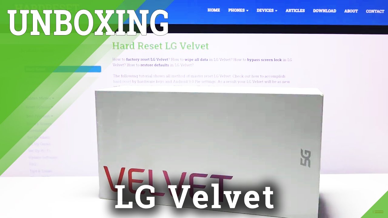 Unboxing of LG Velvet – What’s in the box?