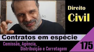 Direito Civil - Aula #175 - Comissão, Agência, Distribuição e Corretagem (É isso!)