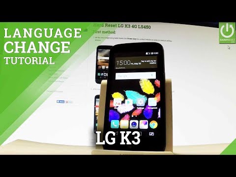 How to Set Language in LG K3 4G LS450 - Language Settings