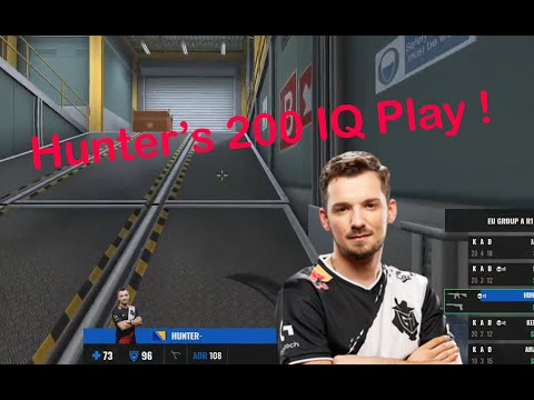 Hunter's 200IQ Play - CSGO Pro & Funny Moments