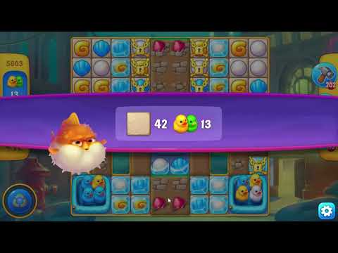 Fishdom 5803 Super Hard Level - 12 moves - NO BooSTERS