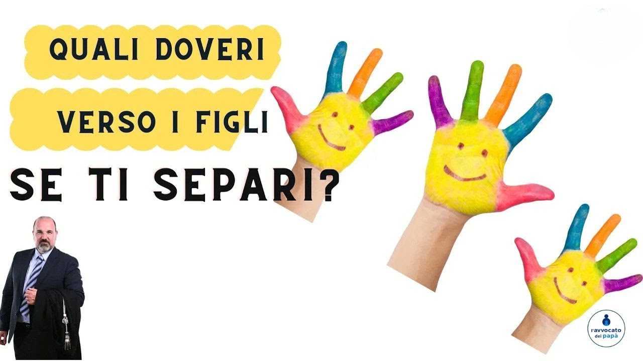 I doveri verso i  figli dopo la separazione