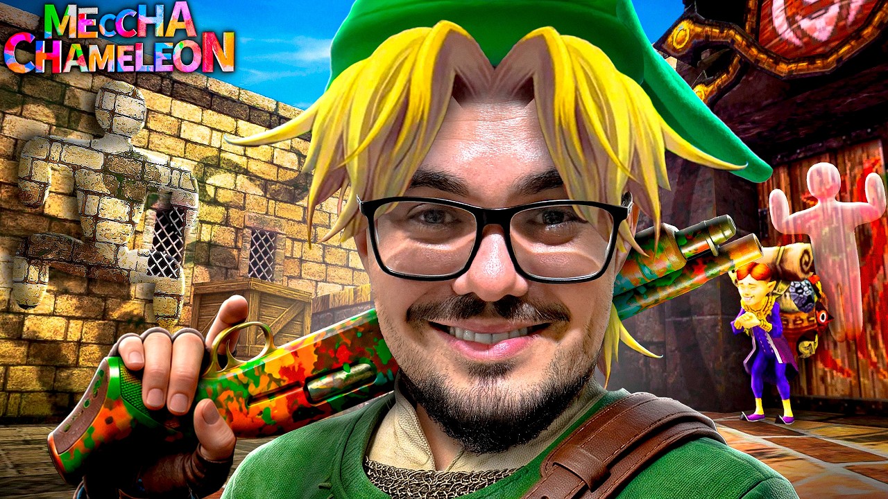 TREINANDO PARA AMASSAR O ALAN NO NOVO MAPA DO ZELDA  - MECCHA CHAMELEON