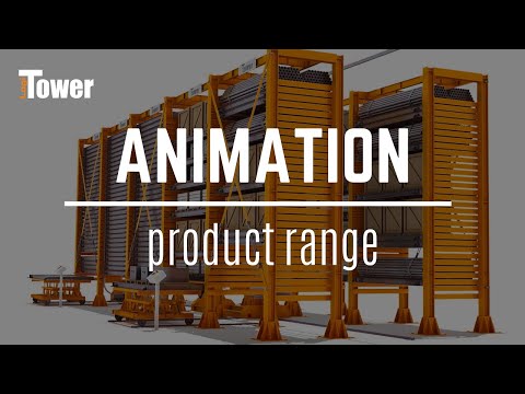 LOGITOWER: automated storage system for sheet metal, long-bars, untypical heavy goods