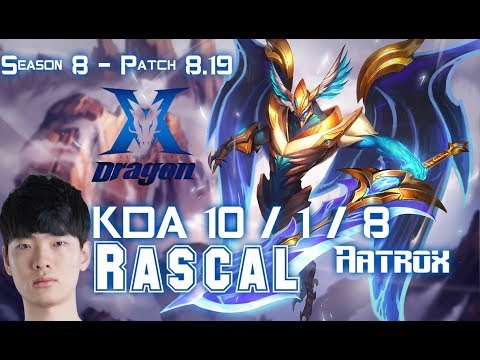 KZ Rascal AATROX vs RENEKTON Top - Patch 8.19 KR Ranked